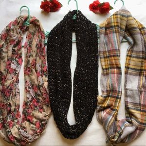 Francesca black scarf & other fall scarves